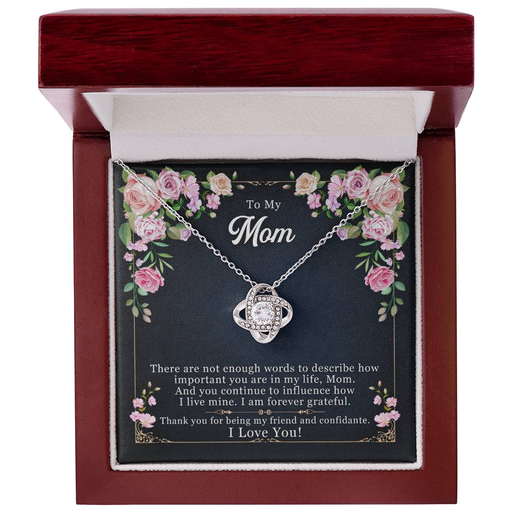 Forever Grateful - Love Knot Necklace